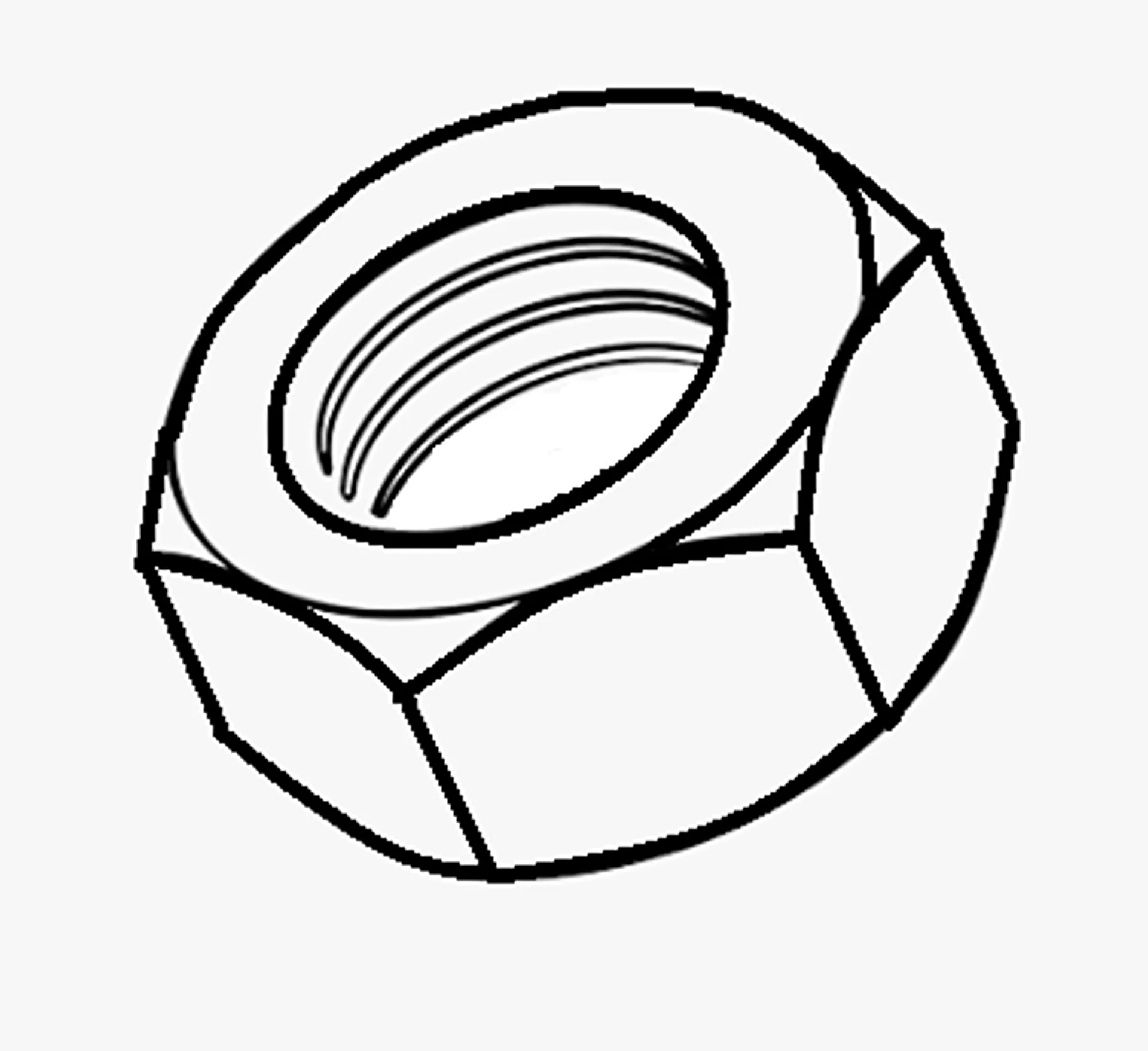 Hex Nut and Washer